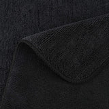 POLYTE Premium Microfiber Cleaning Towel,16 x 16 in, 12 Pack (Black)