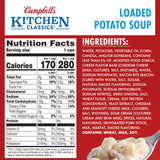 Campbell's Kitchen Classics Loaded Potato Soup, 14.5 oz Can