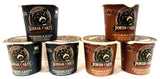 Kodiak Cakes Unleashed, Flapjack on the Go' COMBO PACK: 3 Cups of BLUEBERRY & MAPLE, 3 Cups of CINNAMON & MAPLE + BONUS 3 oz Maple Syrup, 6 Individual 2.25 oz Cups