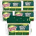 Scotch-Brite Heavy Duty Scrub Sponge, 45 Kitchen Sponges Designed for Tough Messes in The Kitchen That Last 3X Longer*, Best for Cast Iron Skillets