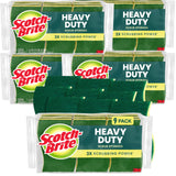 Scotch-Brite Heavy Duty Scrub Sponge, 45 Kitchen Sponges Designed for Tough Messes in The Kitchen That Last 3X Longer*, Best for Cast Iron Skillets