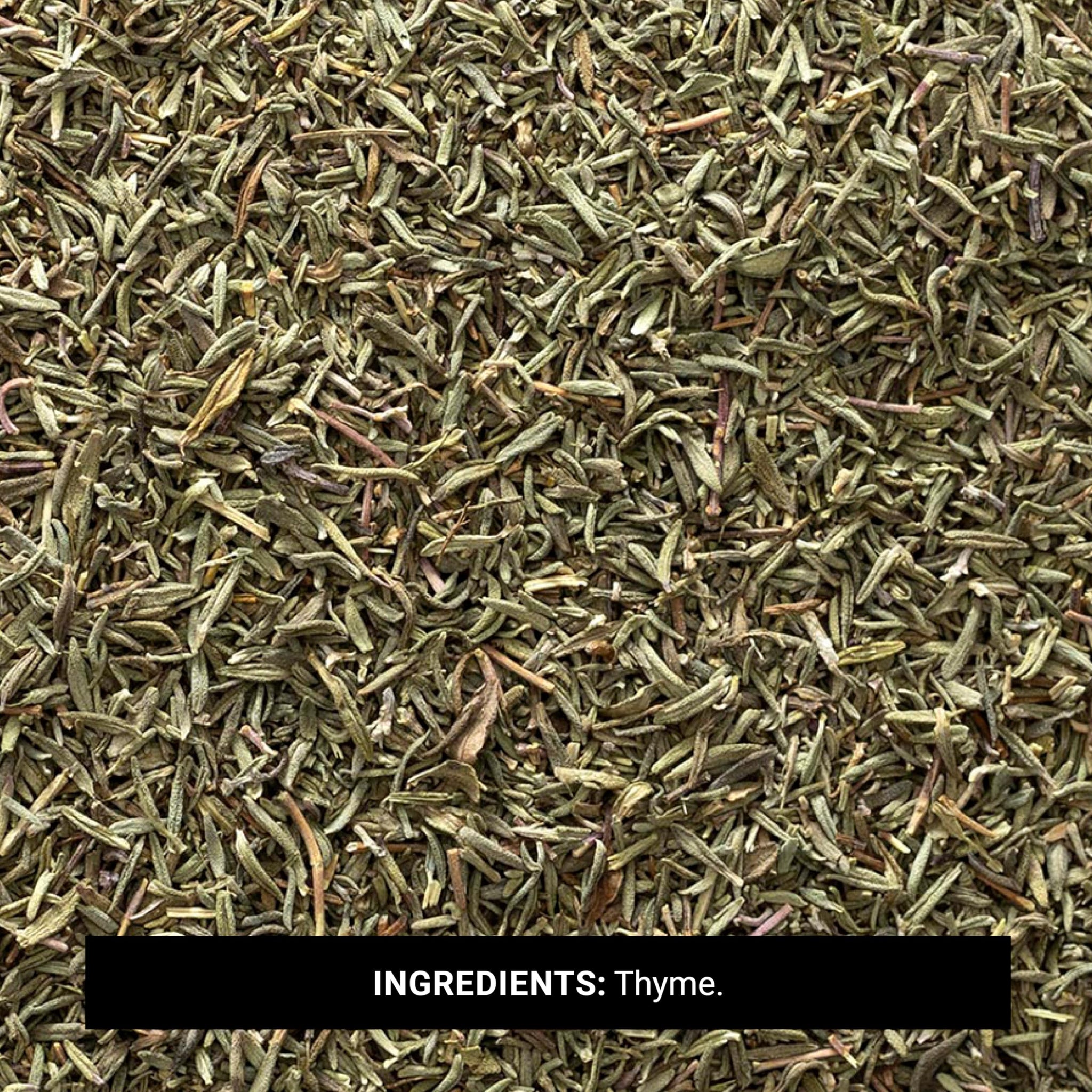 Frontier Co-op Thyme Leaf, Fancy-Grade, Whole, 16 Oz, Bulk Bag- Warm and Pungent Herb for Restaurant Supply