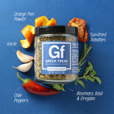 Spiceology - Greek Freak Mediterranean Seasoning - Greek Herbs & Spices for Chicken, Potatoes, Salad, Gyros, Pasta & Pizza, 4 oz