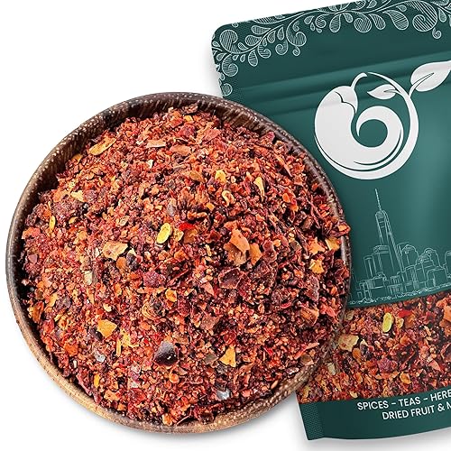 NY SPICE SHOP Aleppo Pepper - 8 Ounce Crushed Chili Aleppo Peppers Flakes - Red Aleppo Pepper Spice - Middle Eastern Aleppo Peppers Seasoning, Savory