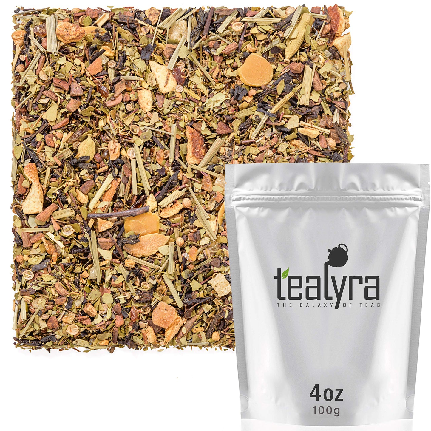 Tealyra - Wonder Ayurvedic Chai - Sweet Spicy - Detox Tea - Yerba Mate - Green Rooibos - Formosa Oolong - Ginger - Healthy Loose Leaf Tea - Vitamins