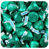 180 Green Hershey's Chocolate Kisses And Celebrate Kiss Stickers for Favors