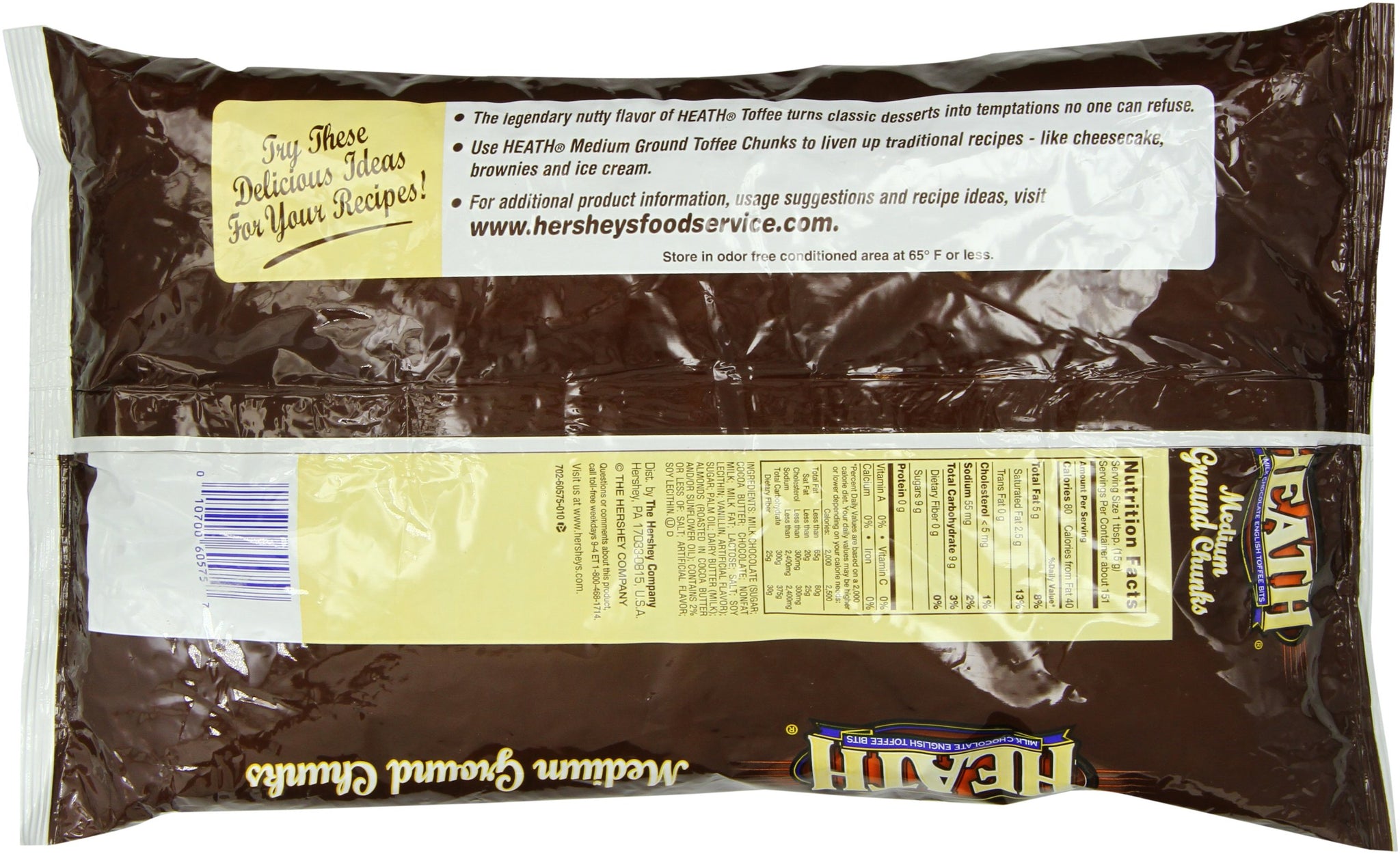 Hershey's Crushed Heath Bars, 5 Pound