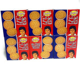 6 Packs Abu Walad Sandwich Cremes Biscuits Cookies Snacks Made in Yemen 3.52 oz (100 gram)