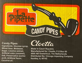 La Pipette 0.6 oz Individually Wrapped Black Licorice Pipes in a BlackTie Box (Pack of 30)
