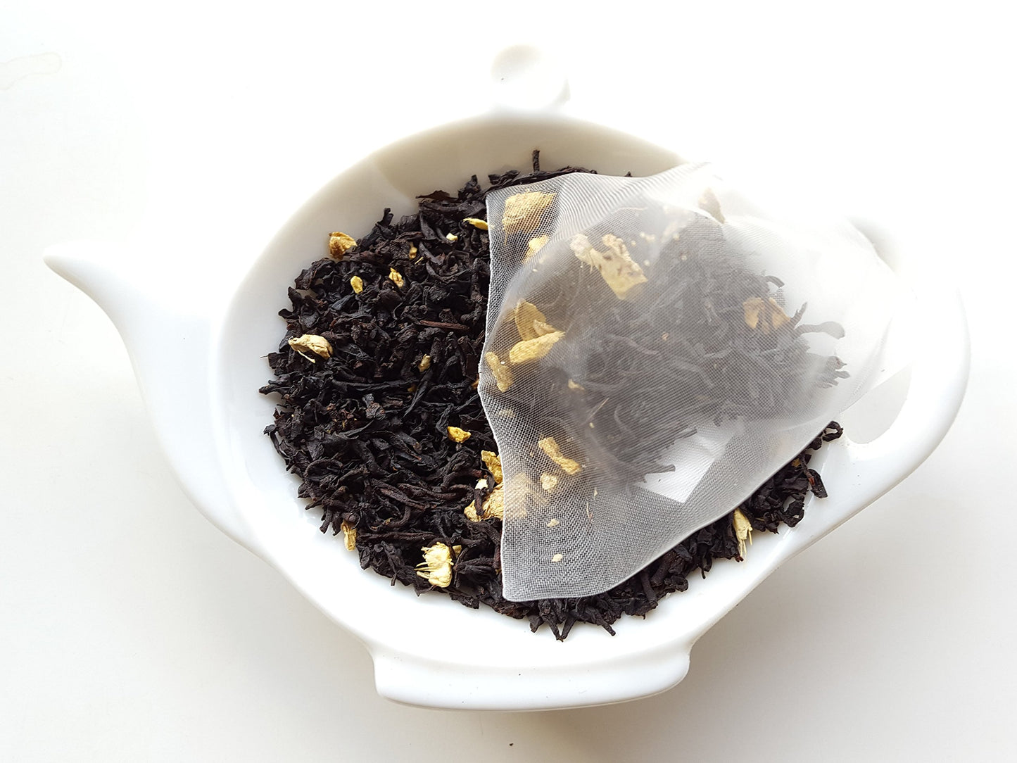 Ginger Peach Black Tea in Pyramid Sachets (2 Tins)