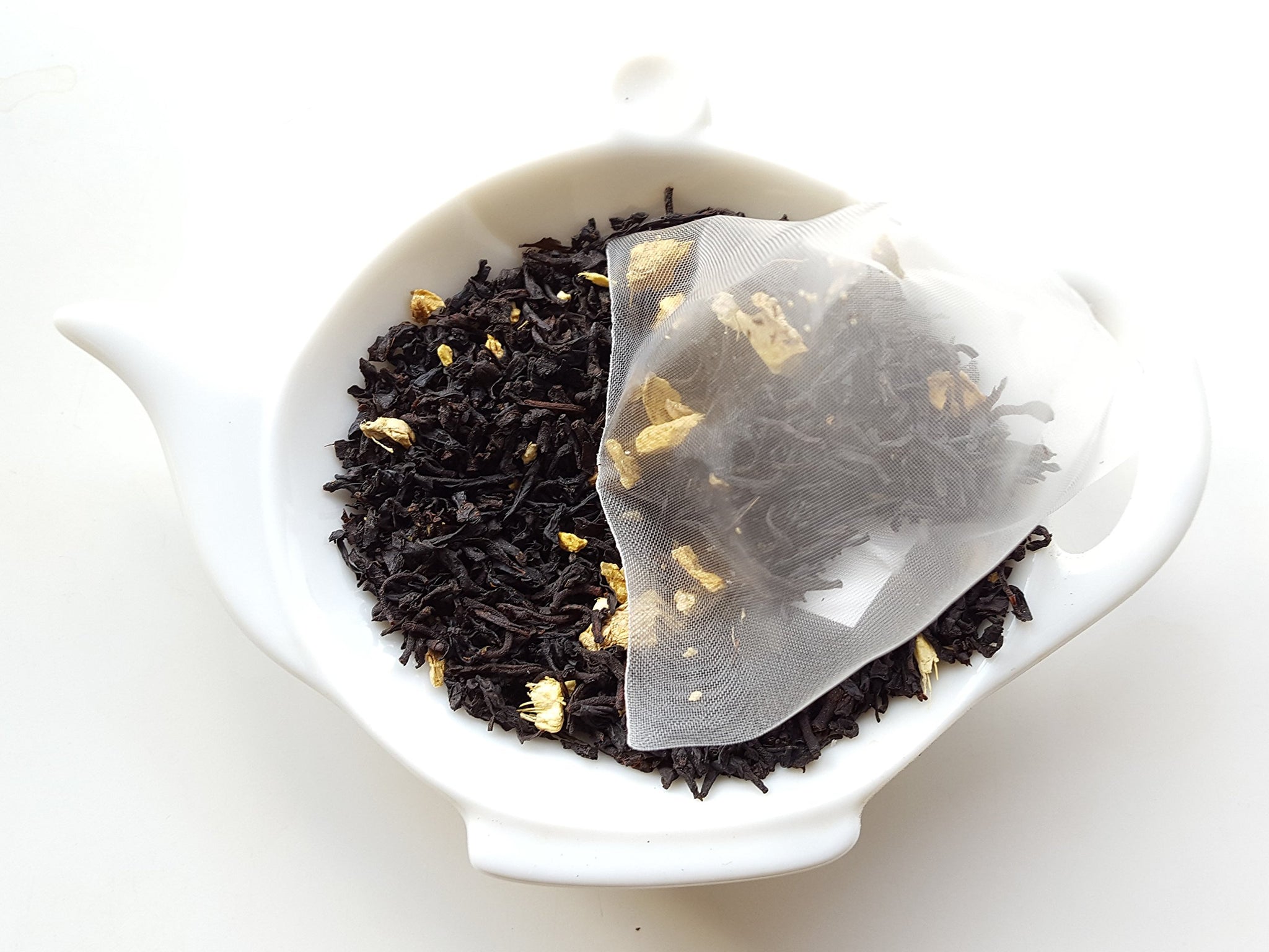 Ginger Peach Black Tea in Pyramid Sachets (2 Tins)