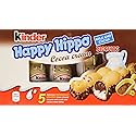 Kinder Happy Hippo Cocoa Cream Biscuits, Box of 5 Bars, 20.7g Each, Made in Germany