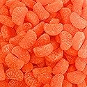 Bright Orange Slices Candy - Sugar Dusted Fruit Shaped Jellies, Candied All Orange Old Fashioned Fruit Slices Jelly Candy - by Queen City Candy Cave