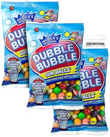Dubble Bubble Bubble Gum Refill Pack - 3 Bags of Dubble Bubble Gumballs - 5oz Each - Dubble Bubble Gumball Machine Refill - Bundle With Ballard
