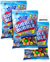 Dubble Bubble Bubble Gum Refill Pack - 3 Bags of Dubble Bubble Gumballs - 5oz Each - Dubble Bubble Gumball Machine Refill - Bundle With Ballard