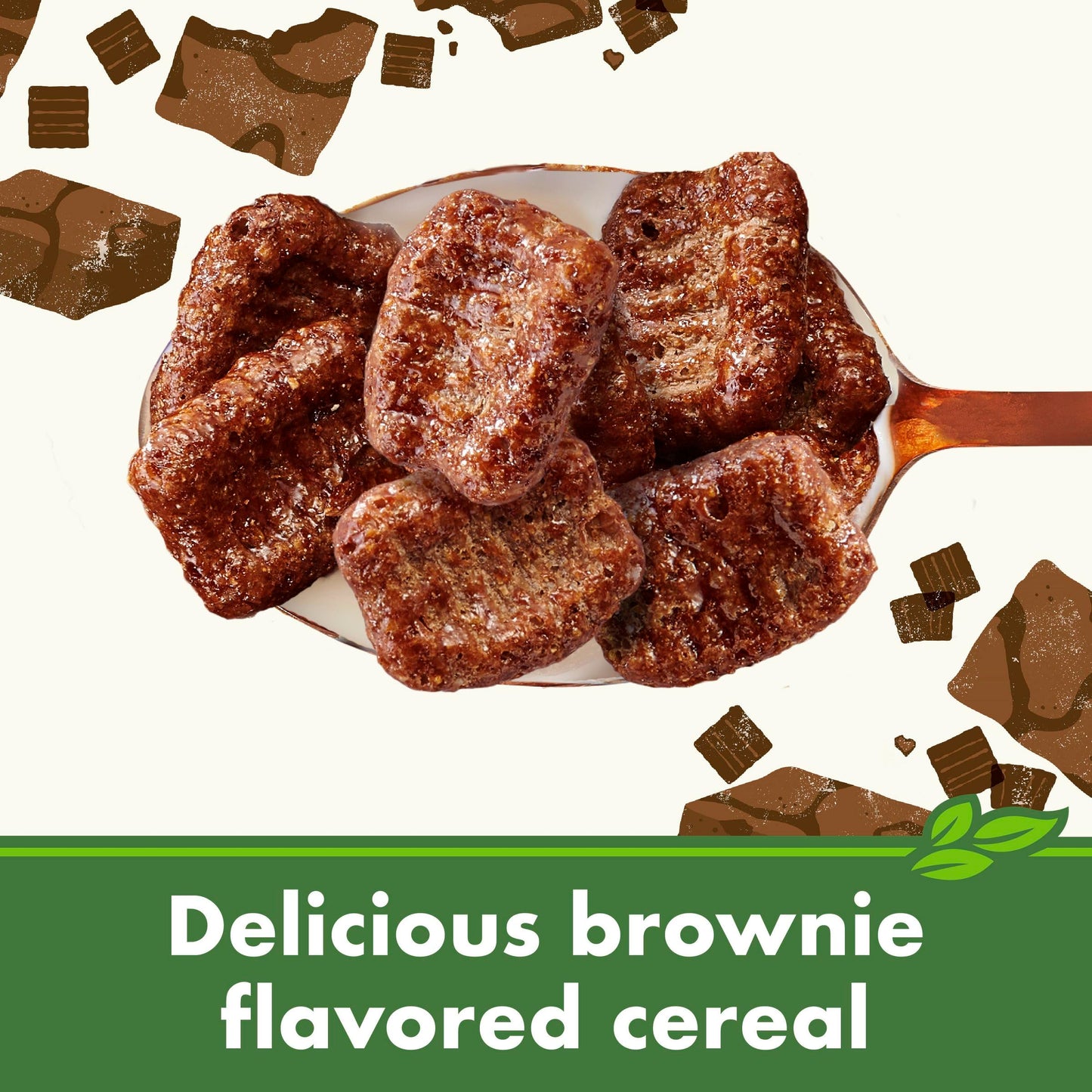 Cascadian Farm Organic Brownie Crunch Cereal, Gluten Free, Whole Grain and Made with Real Cocoa, 12.4 oz