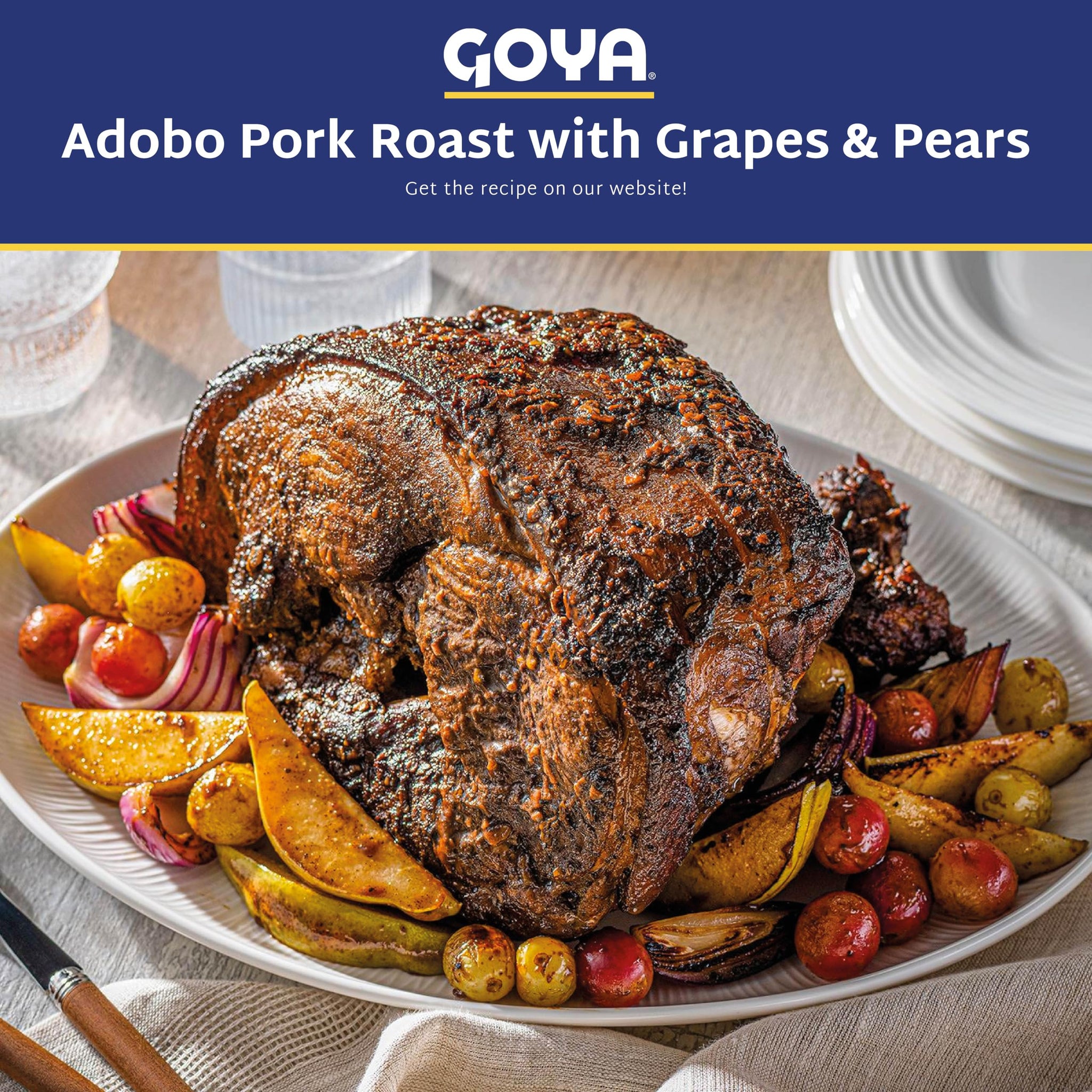 Adobo All Purpose Seasoning with Cumin by Goya, Poultry, Seafood, Meat, and Vegetable Seasoning, Latin Spice Blend, Mexican Seasoning, 8oz. Bottle