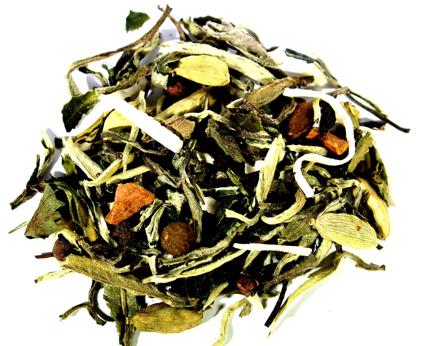 Nelson's Tea - Coconut Chocolate Chai - White Loose Leaf Tea - cardamom, allspice, ginger, black pepper, cinnamon, chocolate, and coconut - 4 oz.