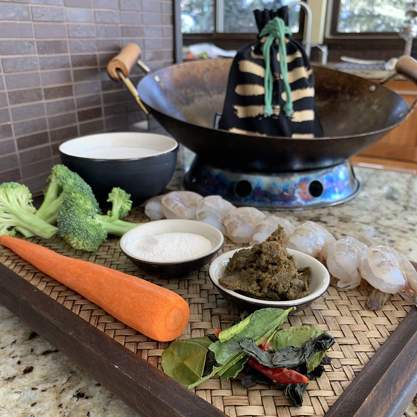Verve Culture Thai for Two - Thai Green Curry Meal Kit - USDA Organic, Vegan, Gluten-Free - Made in Thailand