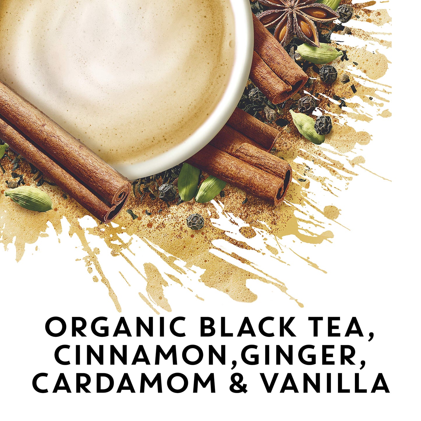 Tazo Organic Chai Latte Concentrate Black tea 32 OZ