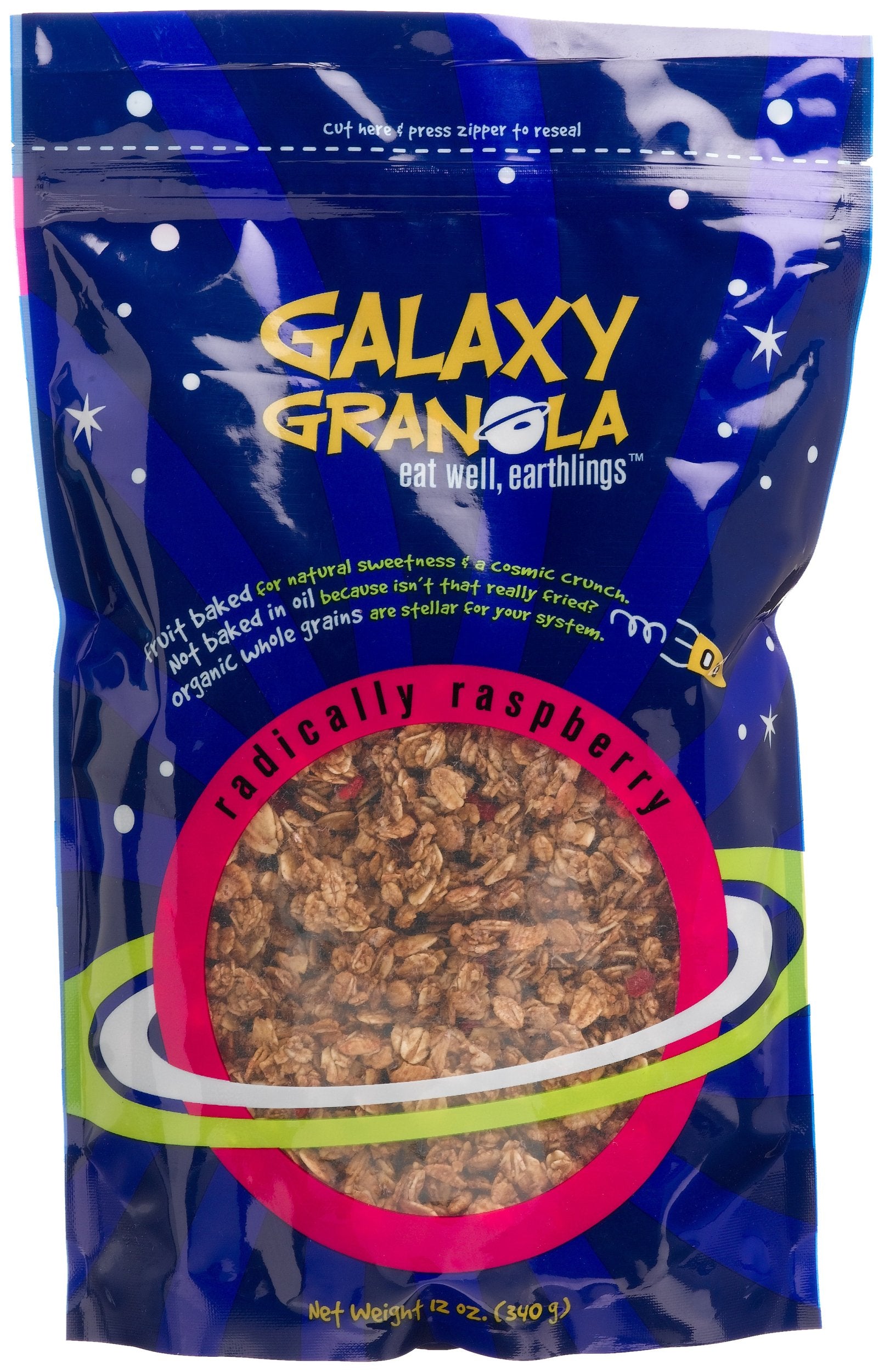 Galaxy Granola Raspberry, 12-Ounce Pouch (Pack of 6)