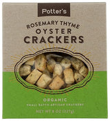 Potters Crackers Rosemary Thyme Oyster Crackers, 8 OZ