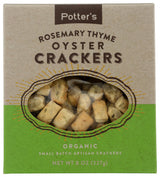 Potters Crackers Rosemary Thyme Oyster Crackers, 8 OZ