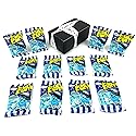 Eiffel Blue Raspberry Bon Bons Chewy Candy, 4 oz Bags in a BlackTie Box (Pack of 12)
