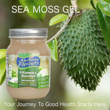 Karibbean Flavours Sea Moss Gel (Soursop/Corossol/Graviola) 16Oz. (Pack Of One) | Natural Raw Organic | Packed With Vitamins And Minerals | Shelf