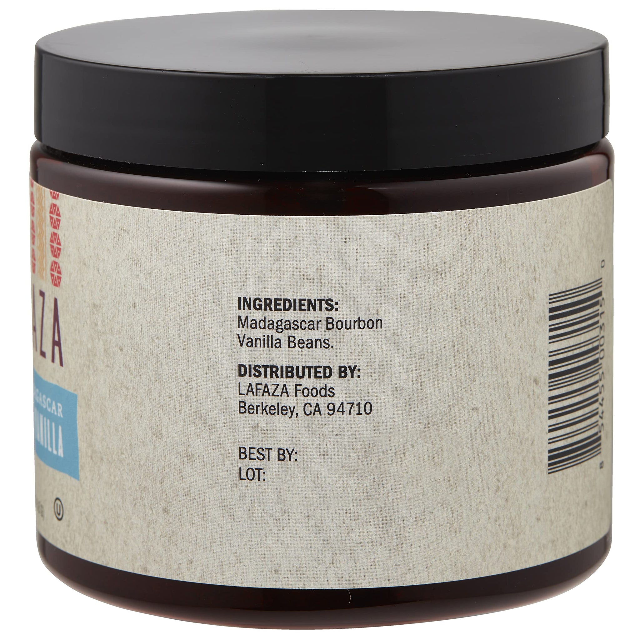 Lafaza All Natural Madagascar Bourbon Pure Ground Vanilla Bean Powder, 8oz