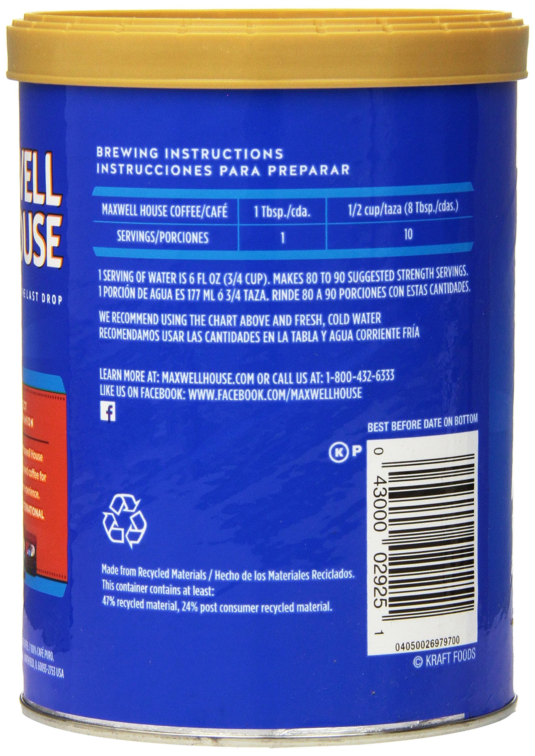 Maxwell House Breakfast Blend Mild Coffee, 11 oz