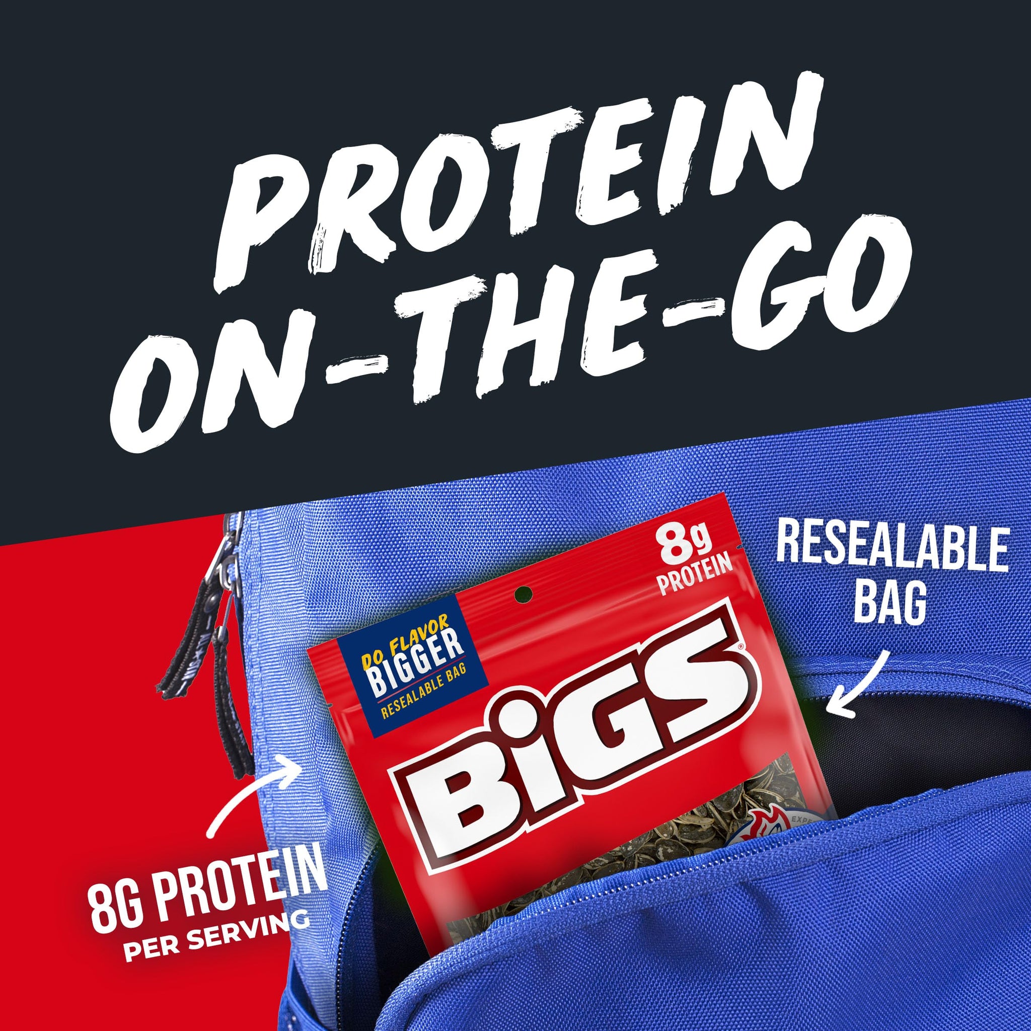 BIGS Original Salted & Roasted Sunflower Seeds, 5.35-Ounce Bags (Pack of 12)