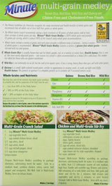 Minute Multi-Grain Medley Brown Rice Red Rice Wild Rice Quinoa 4 - 3 Oz Bags (Pack of 4)