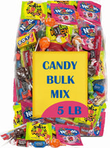 Bulk Candy Variety Pack, 5 Lbs, Individually Wrapped Assorted Candy Mix, Lollipops, Pull-n-Peel Licorice, Party Candy Assortment, Birthday Party