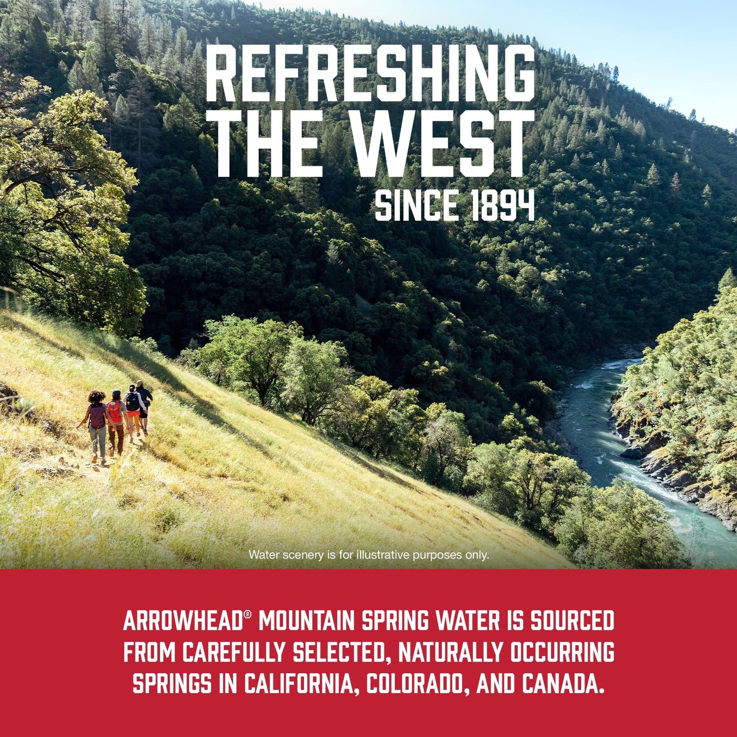 Arrowhead Mountain Spring Water Bottles, 12 Pack - Still Bottled Water with Naturally Occurring Minerals for Taste - 16.9 Fl Oz