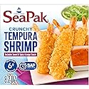 SeaPak Shrimp Tempura with Oven Crispy Breading, Sweet and Spicy Orange Sauce, Cooked Frozen Shrimp, 8.2 oz