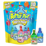 Baby Bottle Pop Candy Lollipops Variety Pack - 10 Ct Individually Wrapped Suckers with Powdered Dip - Assorted Bulk Candy for Kids Party Favors