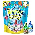 Baby Bottle Pop Candy Lollipops Variety Pack - 10 Ct Individually Wrapped Suckers with Powdered Dip - Assorted Bulk Candy for Kids Party Favors