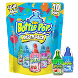 Baby Bottle Pop Candy Lollipops Variety Pack - 10 Ct Individually Wrapped Suckers with Powdered Dip - Assorted Bulk Candy for Kids Party Favors