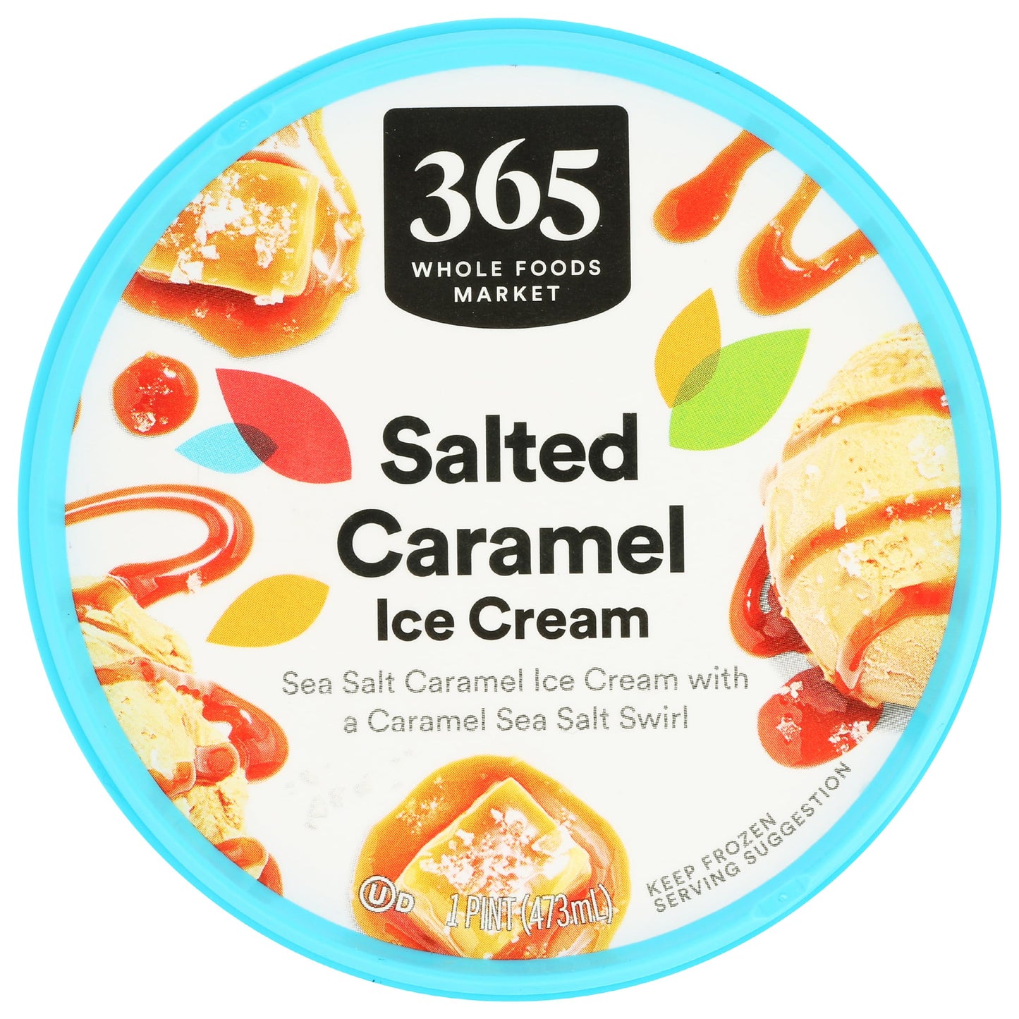 365 by Whole Foods Market Salted Caramel Ice Cream, 1 PT