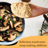 Shiitake Mushroom Powder, 7.05 oz (200g) - 100% Natural Umami food for Broth, Soup, Mushroom Coffee, Ramen & Sauces | No Salt, No MSG, Vegan