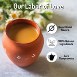 Tea India Ginger Chai Black Tea with Real Ginger Flavorful Blend Of Premium Black Tea, Ginger & Natural Ingredients Traditional Indian Caffeinated Tea