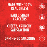 Cheez-It, Baked Snack Cheese Crackers, Variety Pack, Original, White Cheddar, Cheddar Jack, 12.1oz (4 Count)