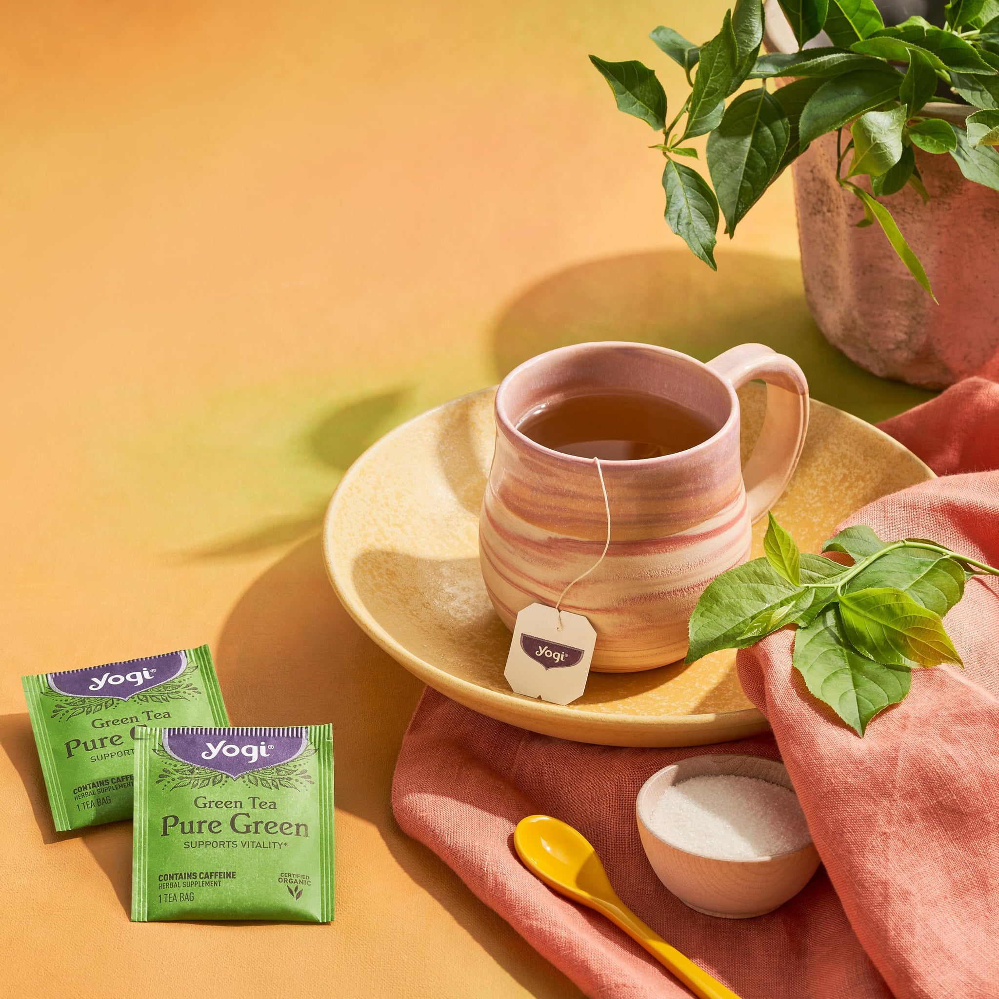 Yogi Tea, Green Tea Pure Green, 16 Count