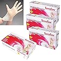 SunnyCare Vinyl Gloves Powder Free Food Service (Latex Nitrile Free) M 4 Box/400pcs