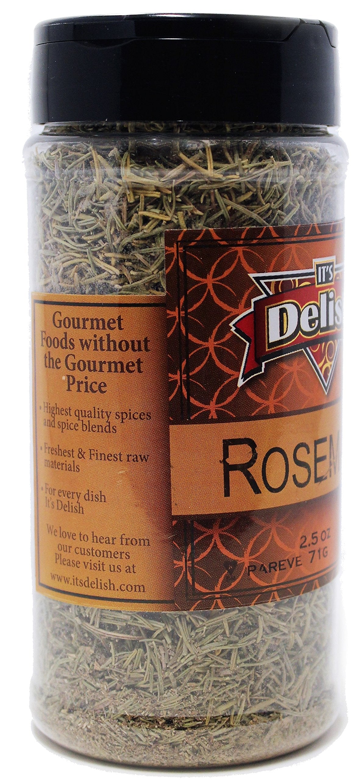 Rosemary Leaves by Its Delish, 2.5 Oz Medium Jar