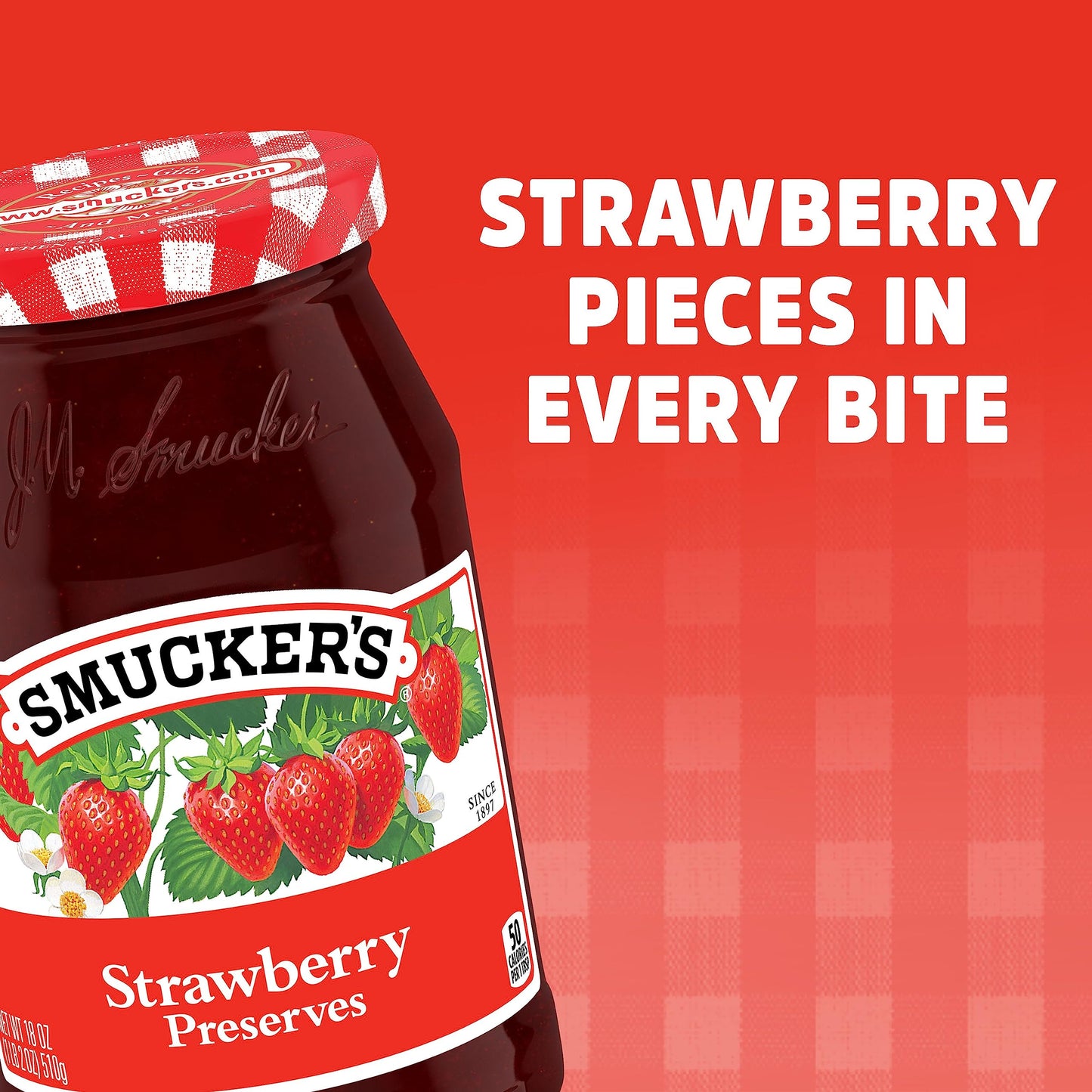 Smucker's Strawberry Preserves, 18 Ounces