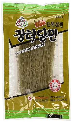 Assi, packs Glass Noodles Korean Vermicelli Dangmyun Sweet Potato Starch 12 s, 0.8466 Ounce, (Pack of 2)