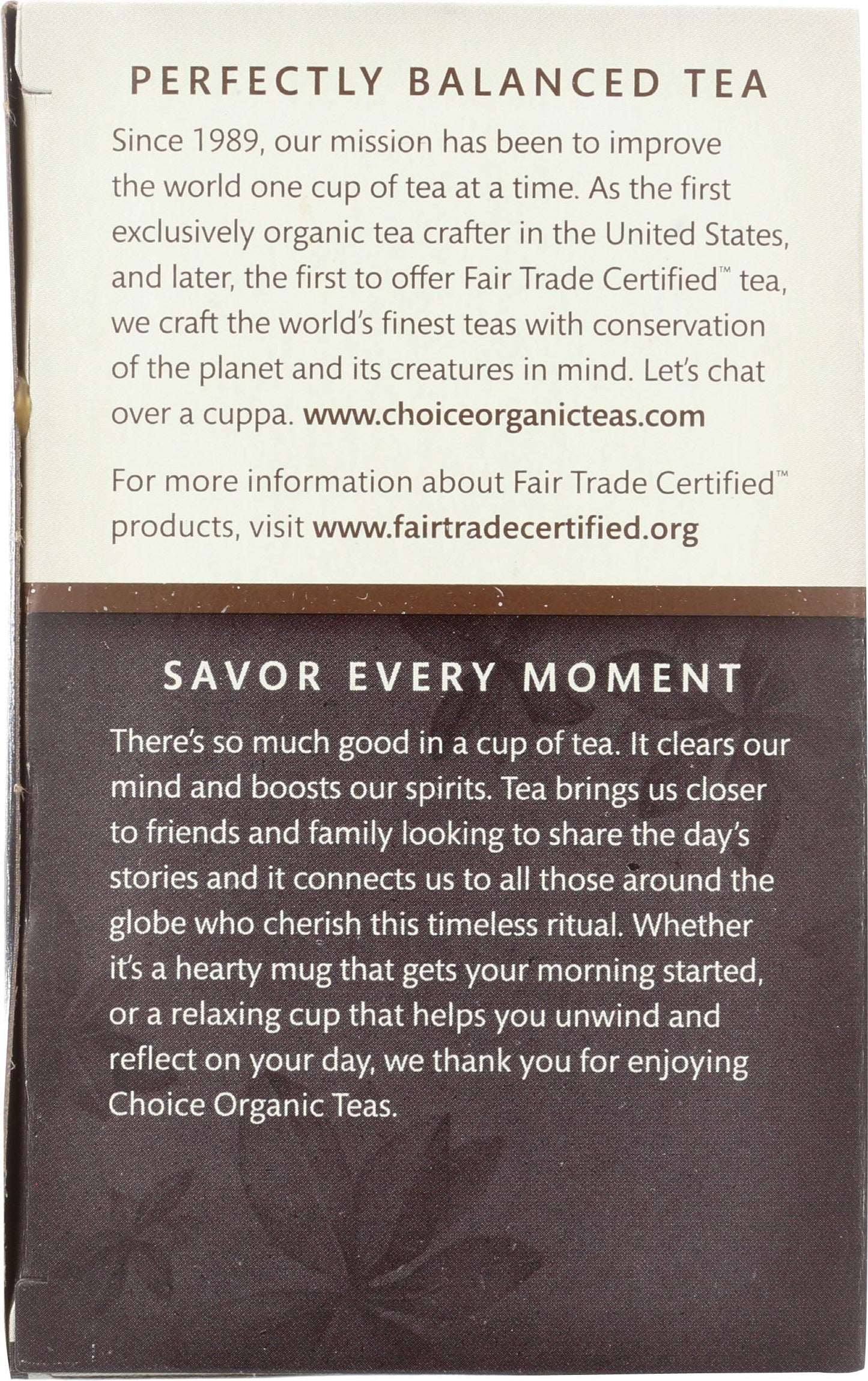 Choice Organic, Decaf Earl Grey, 16 ct