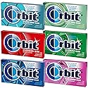 Orbit Gum Variety 6 Pack, Sugar Free Gum, 14 Piece Per Pack (Pack of 6) Chewing Gum, Bulk Gum Packs, Mint Gum, Spearmint Gum, Sugarless Gum